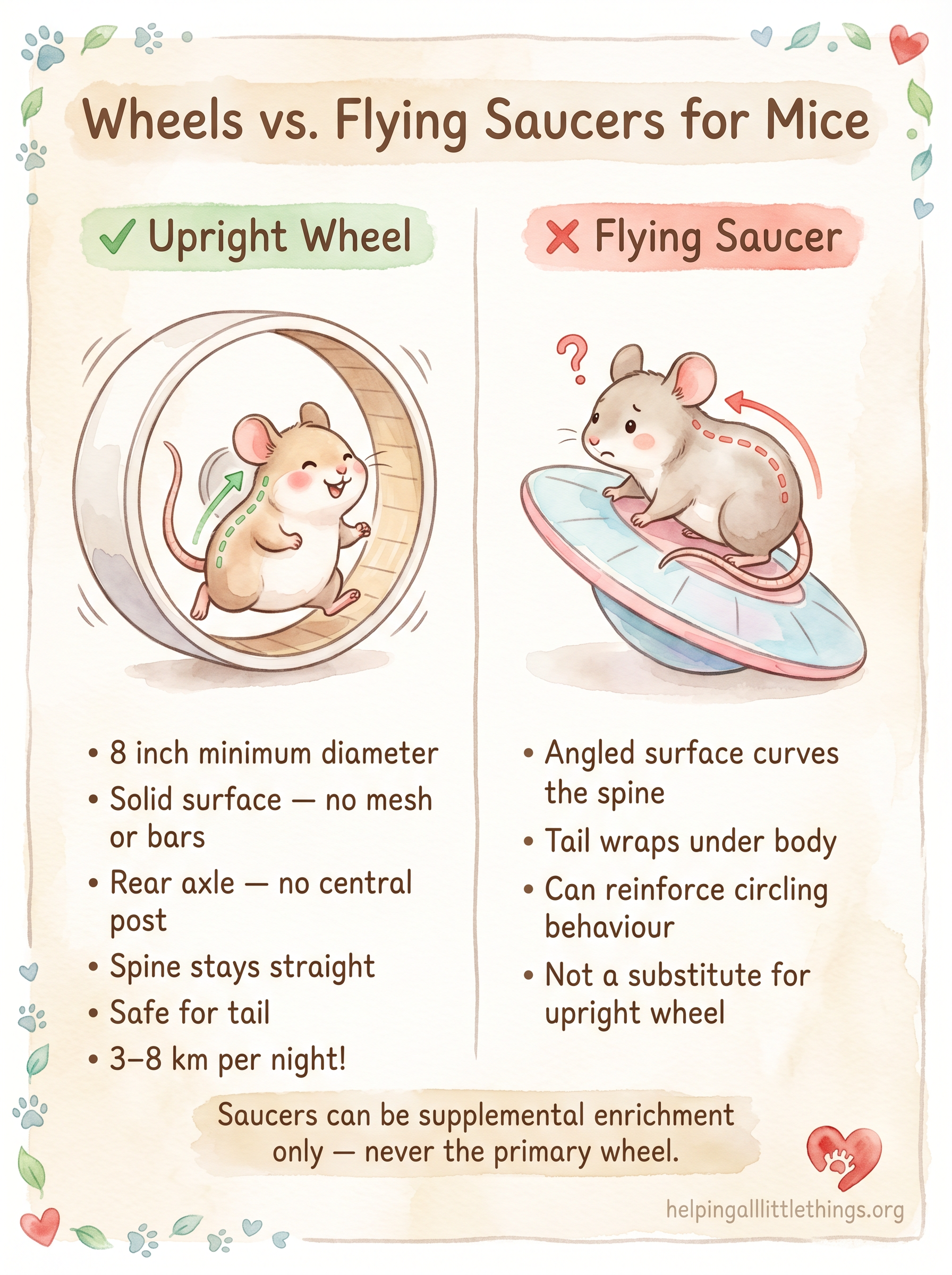 Mice Wheels vs. Flying Saucers Infographic