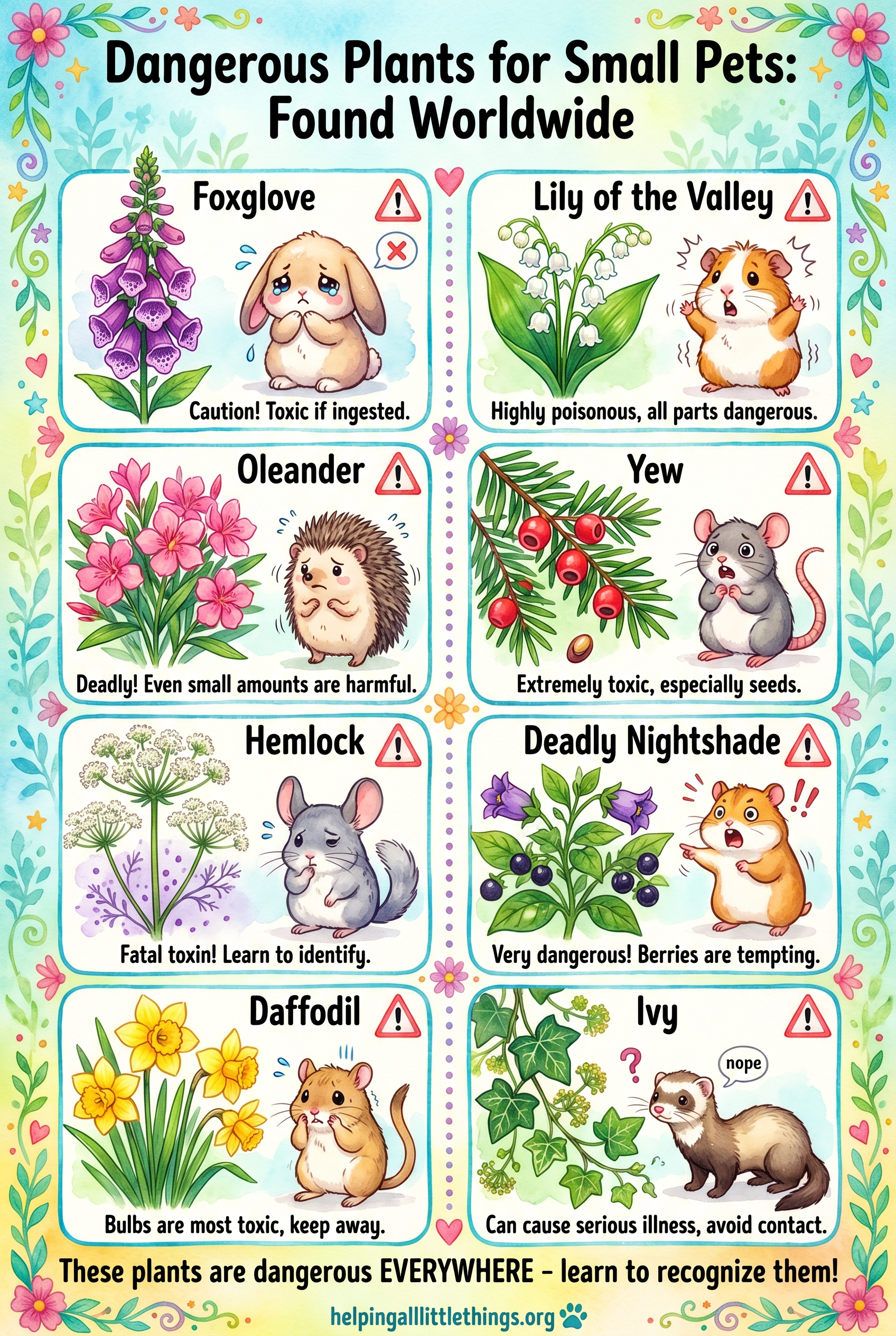 Global dangerous plants infographic