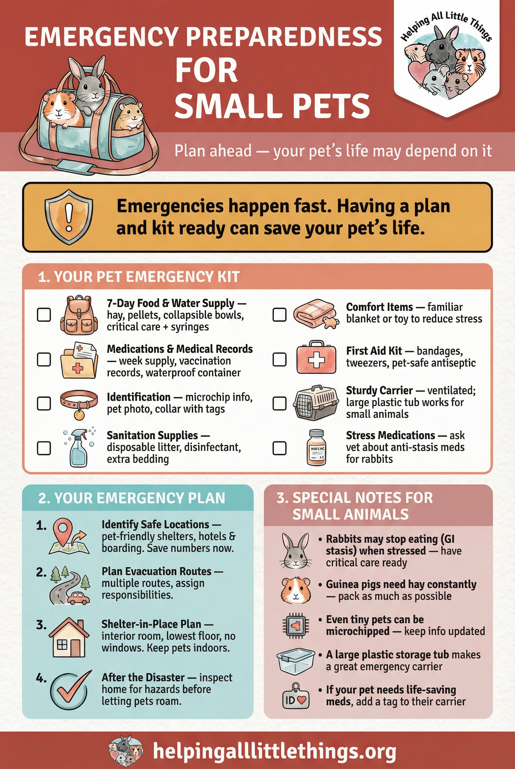 Infographic from Helping All Little Things
