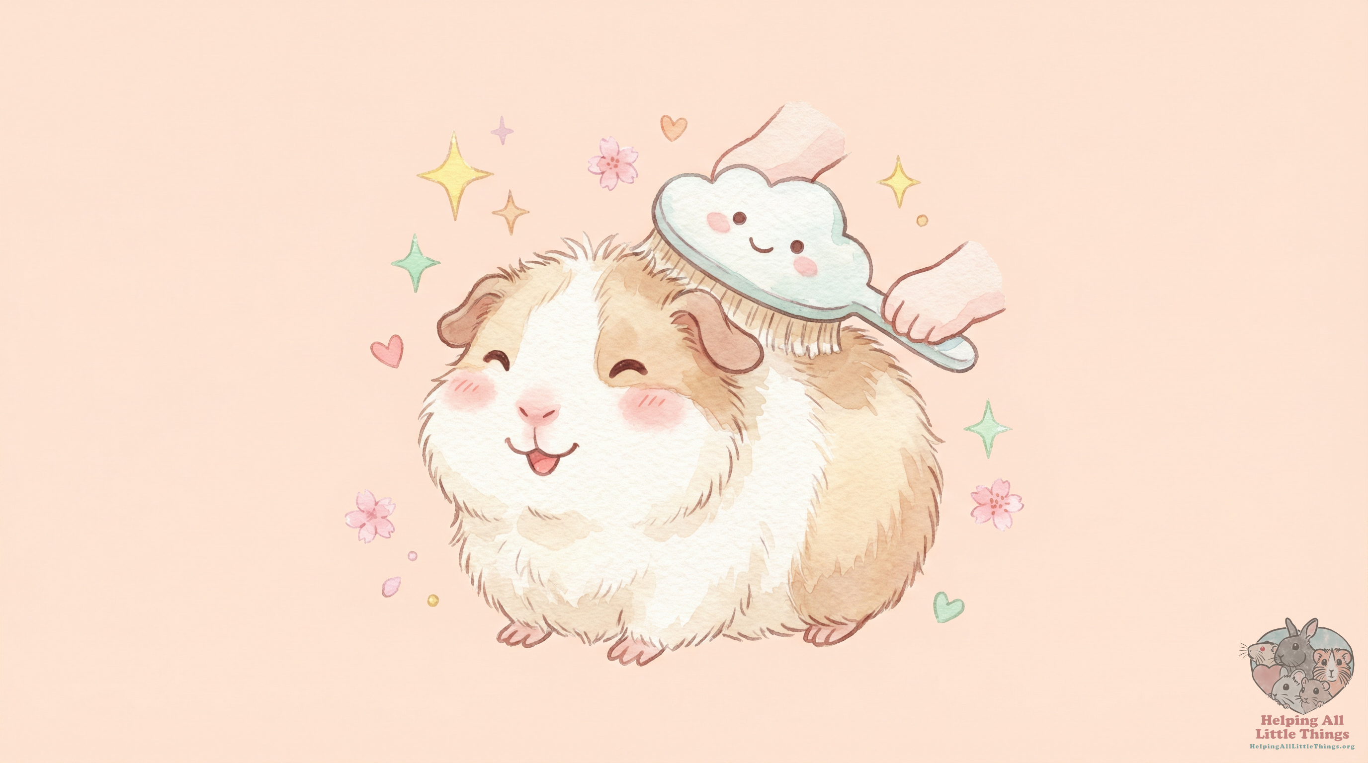 grooming tag illustration