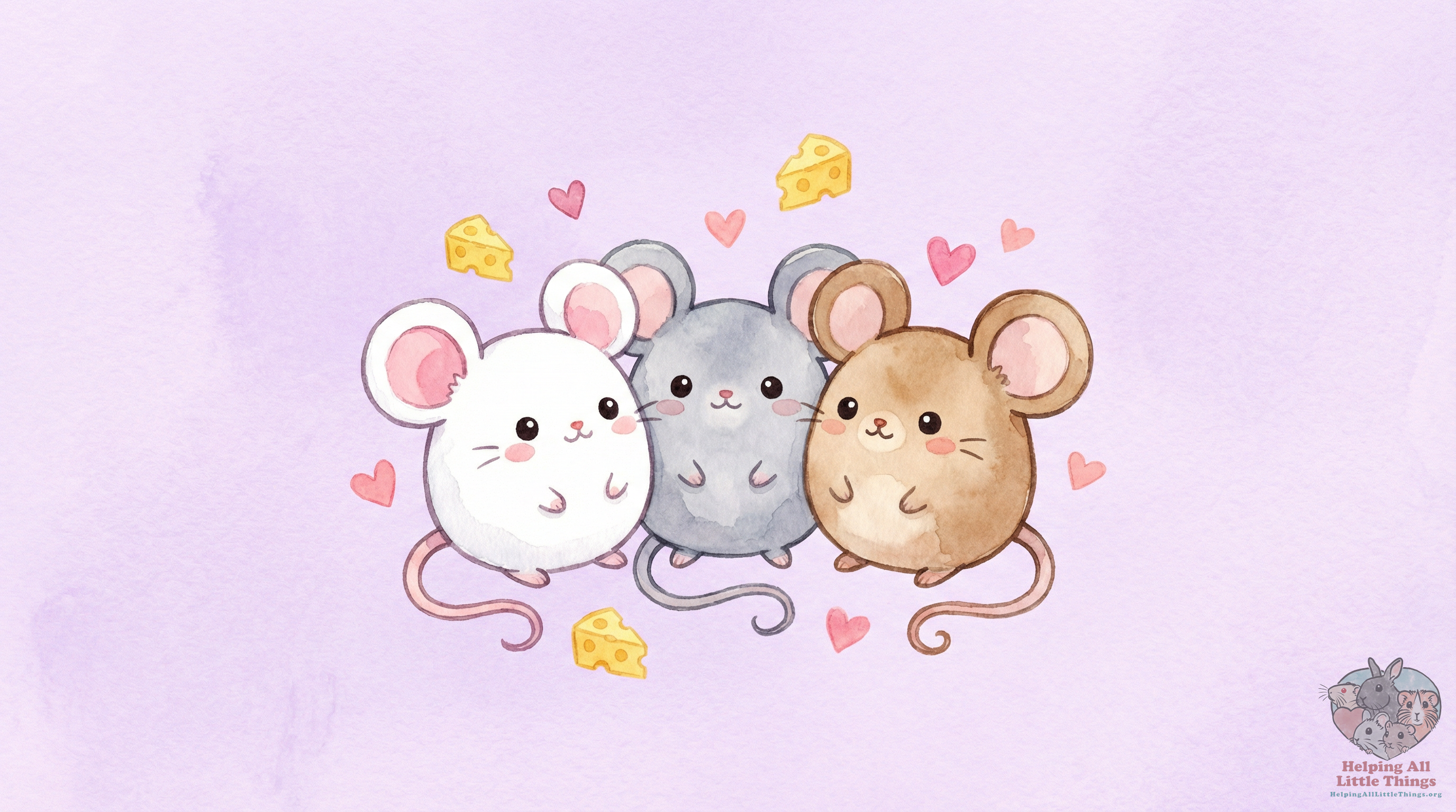 mice tag illustration