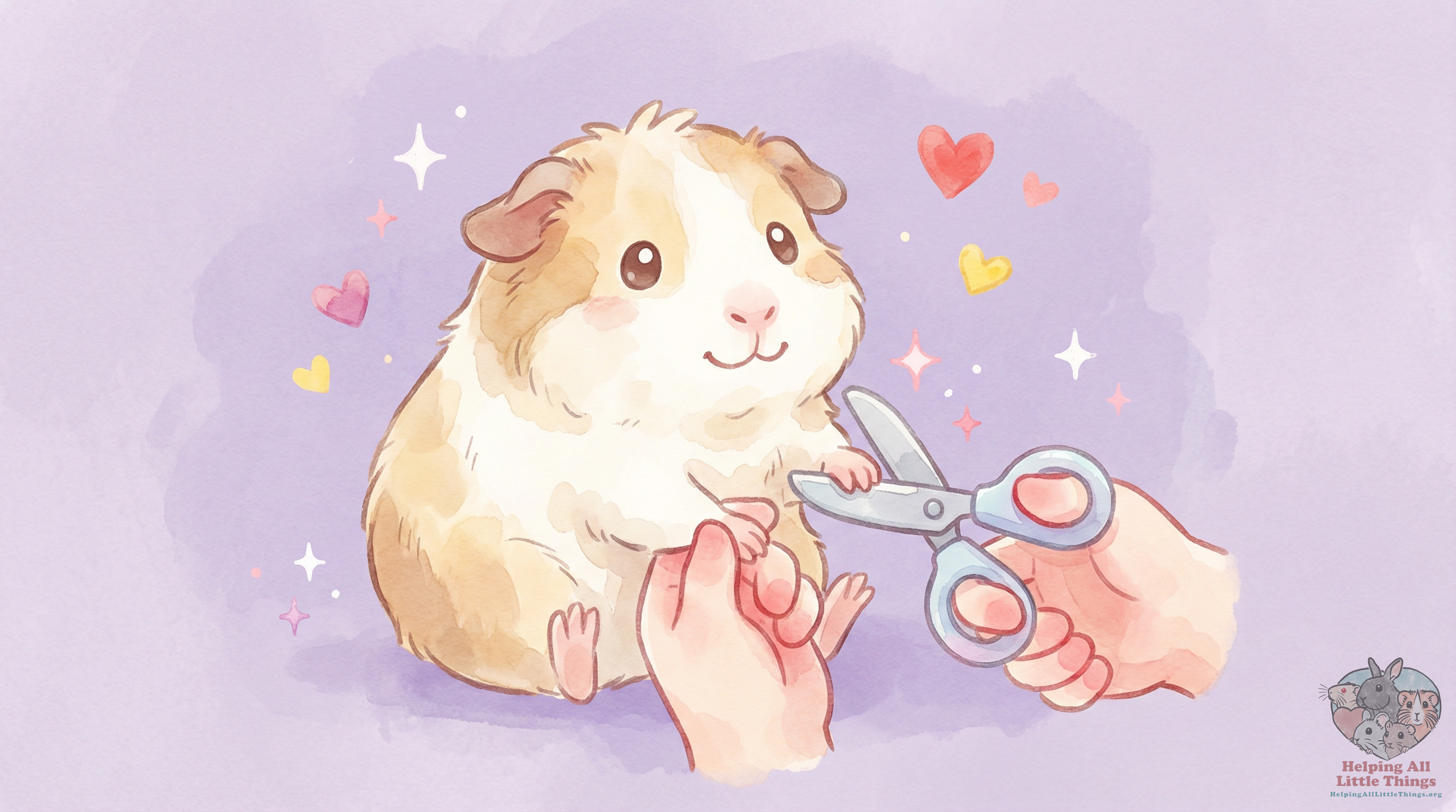 nail trimming tag illustration